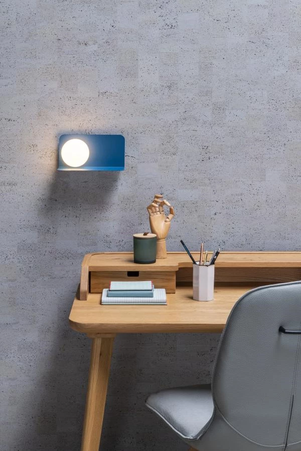 Lucide BONNI - Wall light - 1xG9 - Pastel Blue - ambiance 1